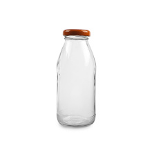 250ml glass juice milk bottle with 38mm lid