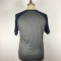 Men's Round Neck Short Sleeves grey T-shirt