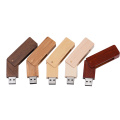 Unidad flash USB de madera con caja