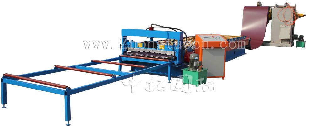 Metal Roof Tiles Plate Rolling Machine Price