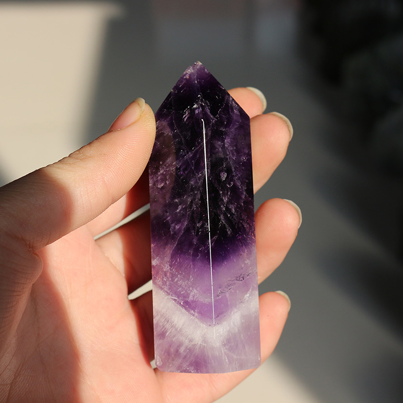 Natural Dreamy Amethyst Point Tower Natural Dreamy Amethyst Point Tower
