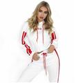 Hot Selling Women Short Hooded Sweater 2pcs Tracksuit