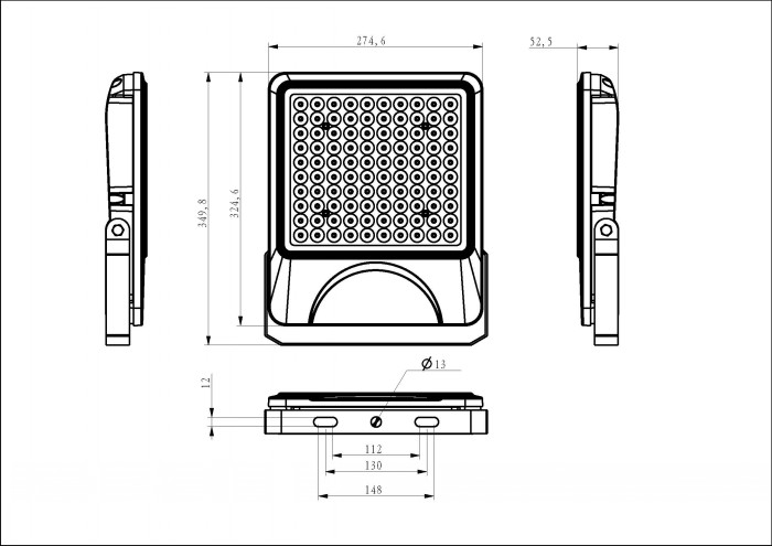 led flood light 100w