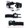 Survival Paracord Bracelet LED Multi-function Bracelet