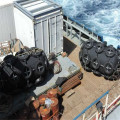 Defensas neumáticas marinas de goma para barcos