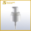 Plastic cosmetic cream pump without cap