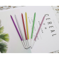 14.5cm Height Metallic Color Paper Wrapped Pencil Candle