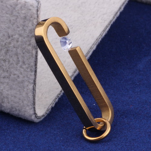 Gold Pin Pendant