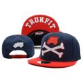 Sombrero gorra hip-hop alta calidad bordado 6 panel plano ala snapback ajustable Trukfit