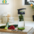 Populaire 500ml verre Borosilicate haute flacon de perfusion de fruits, bouteille d’eau en verre (HDP-2058)