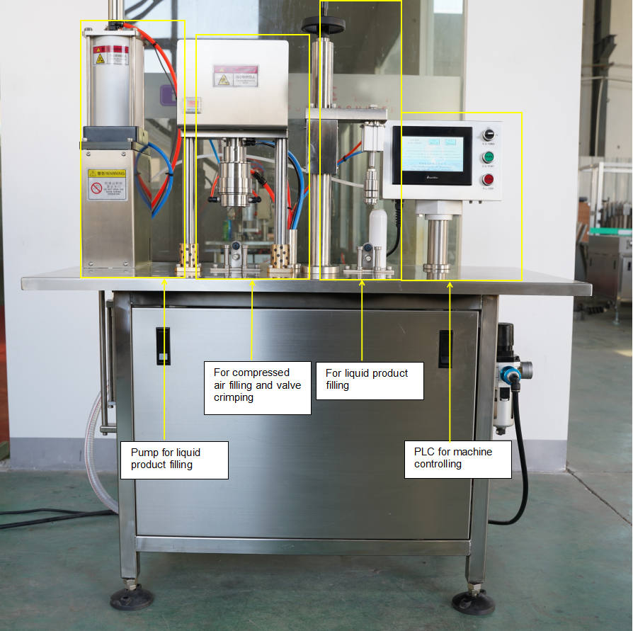 Semi Automatic Aerosol Filling Machines New 24 Semi Automatic Aerosol Filling Machines New 24