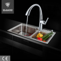 Single Handle Kitchen Faucet with Pull Out Spray