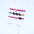 Ensemble de bracelet de fille rose-rouge