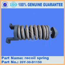 Komatsu spare parts PC200-7 recoil spring 20Y-30-D1150 for Undercarriage parts