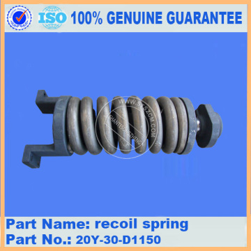 Komatsu spare parts PC200-7 recoil spring 20Y-30-D1150 for Undercarriage parts