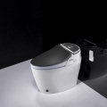 Luxus intelligente Toilette Schwarzes Boden montierter kluger Toilette