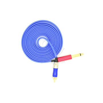 Blue RCA Soft Aluminum Tattoo Clip Cord