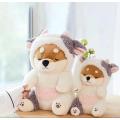 Jouet de cerf en peluche shiba inu animal en peluche