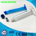 10ml Plastic Prefilled Cosmetic Syringe with Screw Piston and Plunger