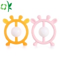 Promotion Antlers Design Round SiliconeTeether for Babies