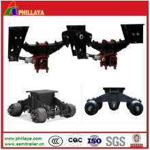 28 ton Bogie Semi remolque mecánico de suspensión