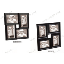 Multiple Wood like PS Photo Frame in Black