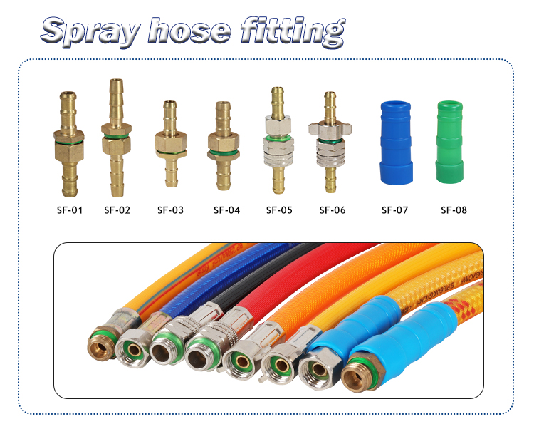 5 layers high pressure PVC spray hose 8.5mm