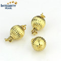 10mm Golden Color 925 Sterling Silver Lantern Ferreira Lock