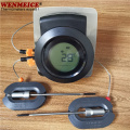 Bluetooth Wireless Dual Probe Fleischthermometer für Grillgrilldeckel