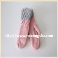 Lady Hand knitted remix winter gloves