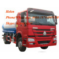 4x2 6 wheels 5000 Liters fuel tanker truck