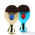 single Blue Gold individual makeup brush belt