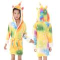 Cartoon Set Kids Sleepwear Bathrobe