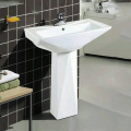 Lavabo de pedestal de baño de porcelana