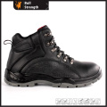 Black Color Genuine Leather Safety Boot with New Outsole (SN5501)