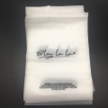 100% biodegradable double frosted slider zip lock bag for apparel with own logo printing