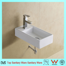 Porcelain Wall Hung Ceramic Corner Basin Bath Sink