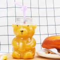 Bear Shape Plastic Water Beverage Bottle Juice Bottle