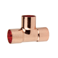 Refrigeration Part Reducing Tee Solder Ring Copper Fittings