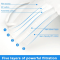 Chirurgische medizinische Einweg-Kn95-Maske für das Gesicht