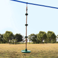 Backyard Climbing Rope Tree Swing with Platform