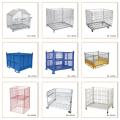 Folding Galvanized Steel Warehouse Storage Cage