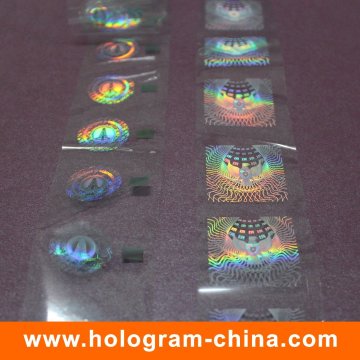 Custom Demetalation Pass Hologramm Heißprägefolie