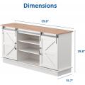 Ferme TV Stands avec armoire de stockage