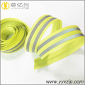 Home textile waterproof reflective nylon zipper