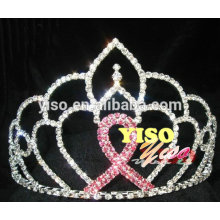 large pageant crystal ribbon queen rhinestone birthday tiara