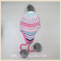 kids girls winter knit pink gloves and scarf set