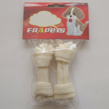 Produits pour animaux de compagnie 4 &quot;-4,5&quot; White Bleached Knot Bone Dog Chew