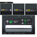 Terminal del aeropuerto Uso LED Way Finding Project Signs