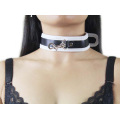 Adjustable Neck Collar with Two-Layer Sm Necklace Sex Neck Ring Adult Sm Toys Fetish Sex Toy